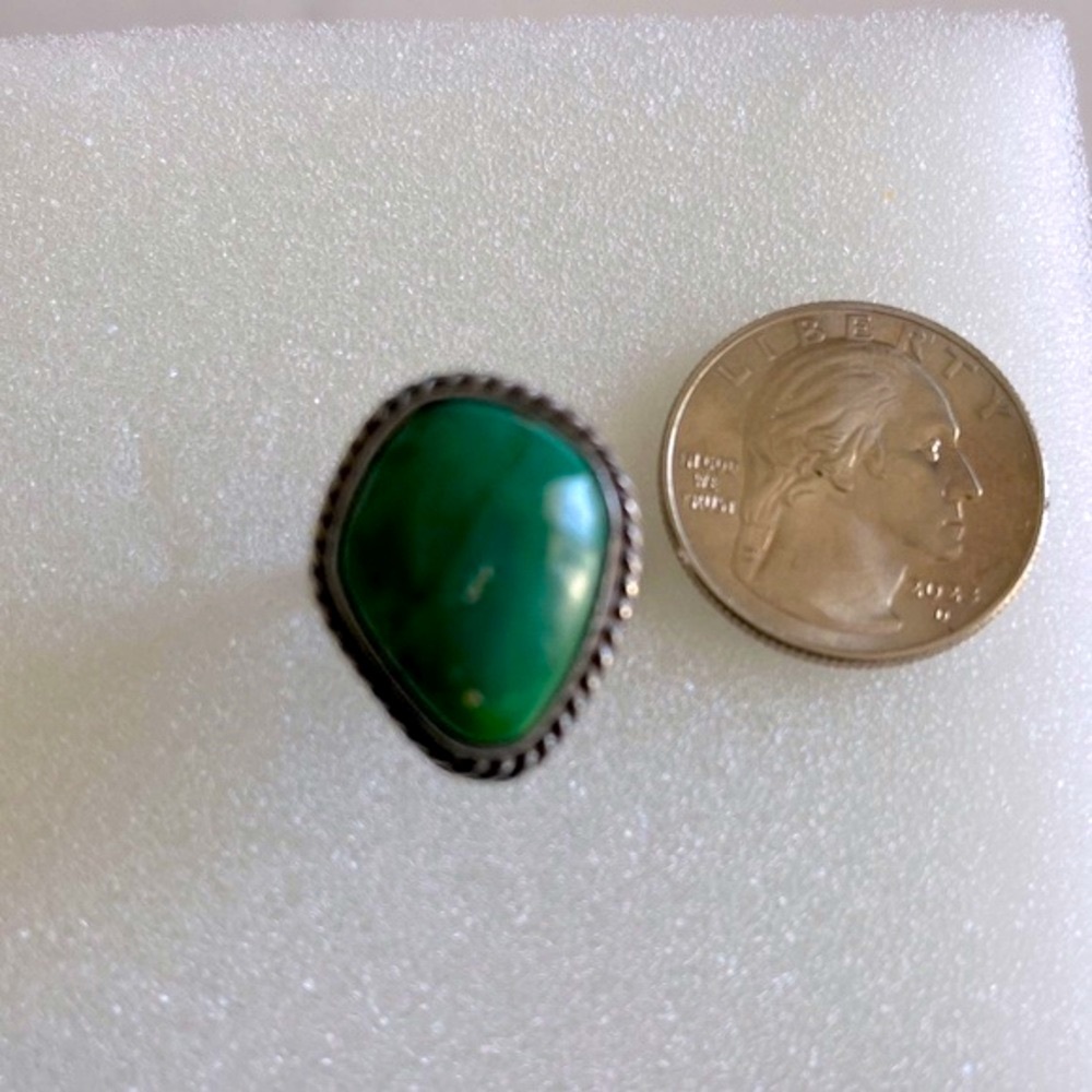 VINTAGE Older Native American Darker Green